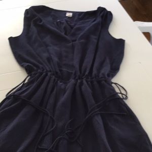 Gap medium drawstring waist dress